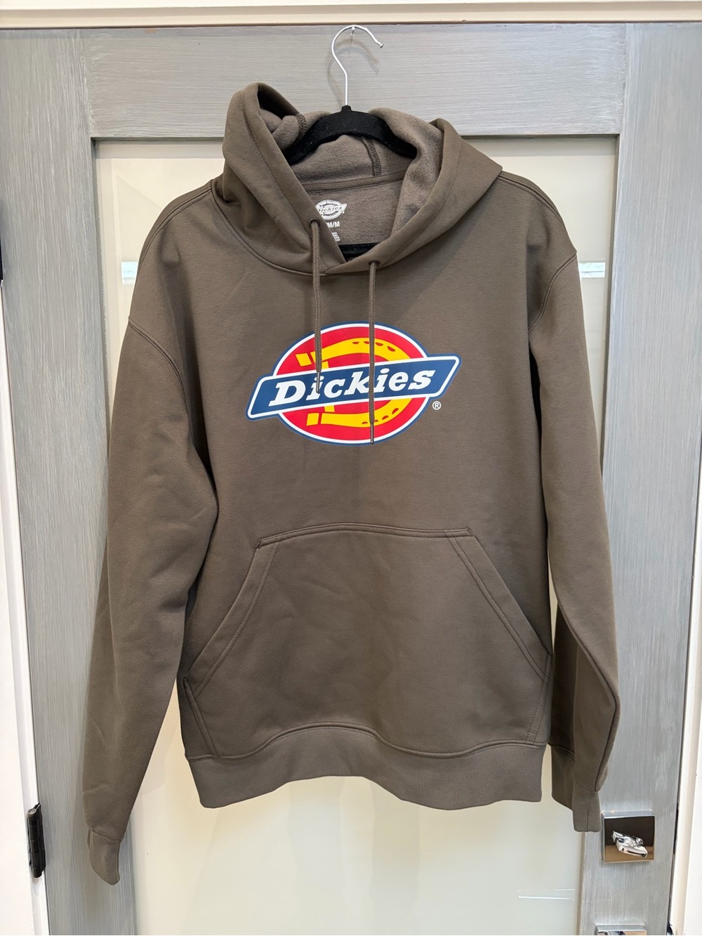 Dickies Big Logo Hoodie Mens M Olive Green NWT